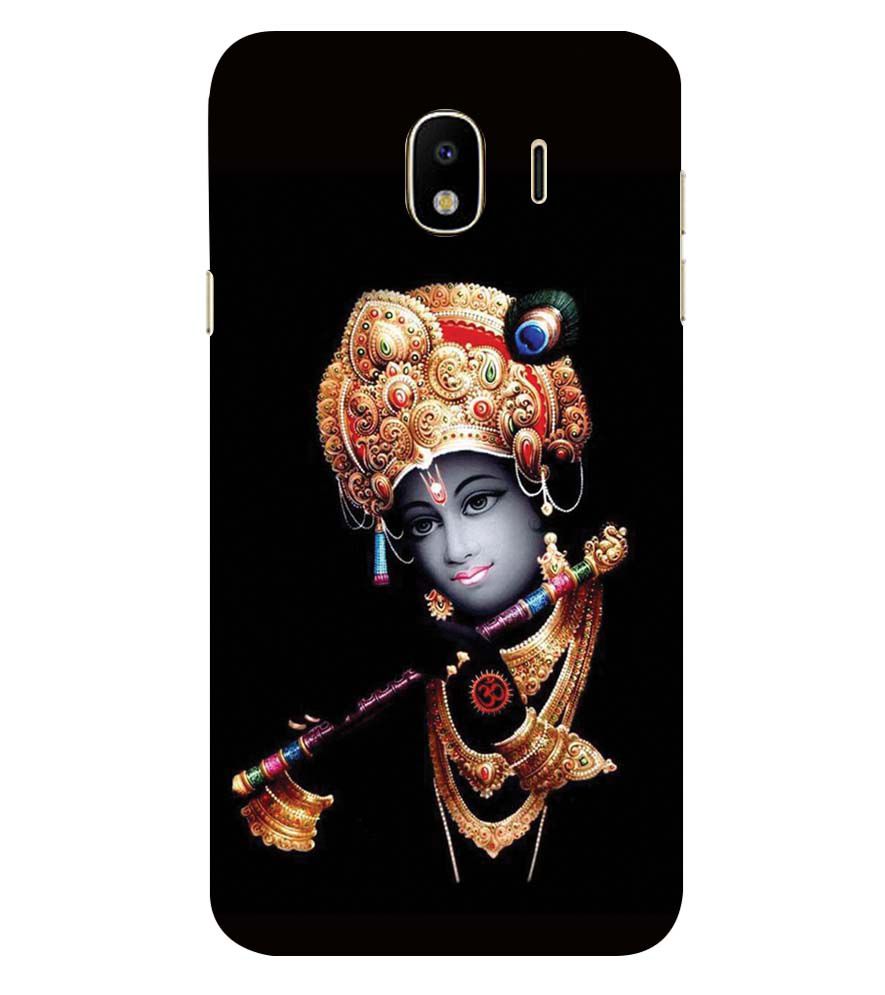 D1540-Beautiful Looking Lord Krishna Back Cover for Samsung Galaxy J4 (2018)