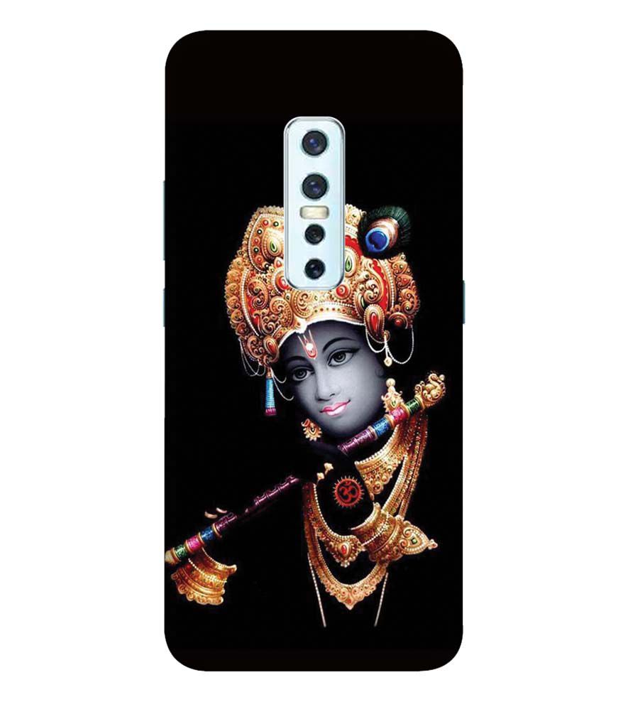 D1540-Beautiful Looking Lord Krishna Back Cover for Vivo V17 Pro