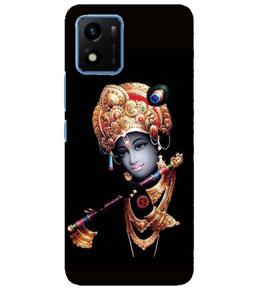 D1540-Beautiful Looking Lord Krishna Back Cover for vivo Y01