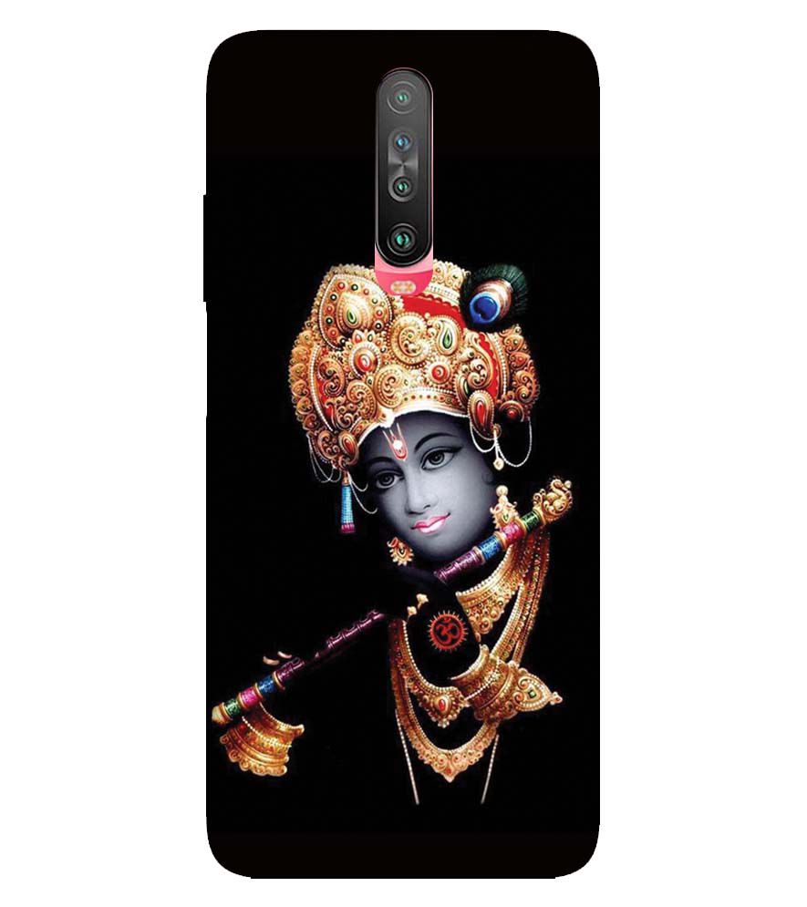 D1540-Beautiful Looking Lord Krishna Back Cover for Xiaomi Poco X2