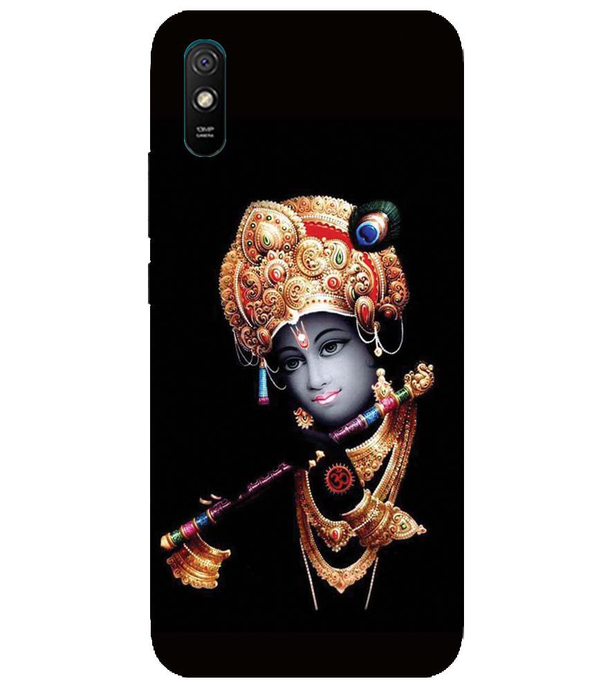 D1540-Beautiful Looking Lord Krishna Back Cover for Xiaomi Redmi 9i