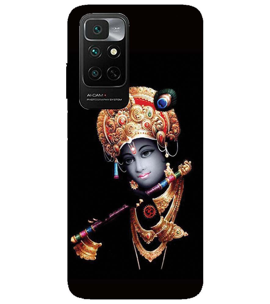 D1540-Beautiful Looking Lord Krishna Back Cover for Xiaomi Redmi Note 11 4G