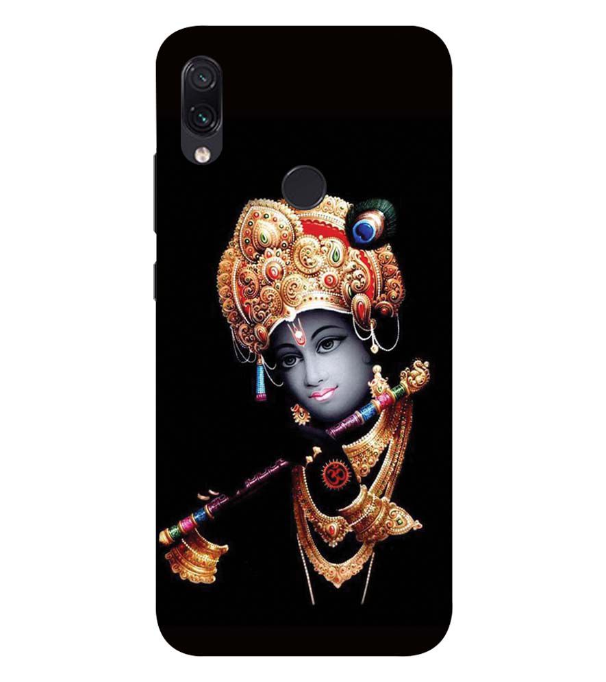 D1540-Beautiful Looking Lord Krishna Back Cover for Xiaomi Redmi Note 7S