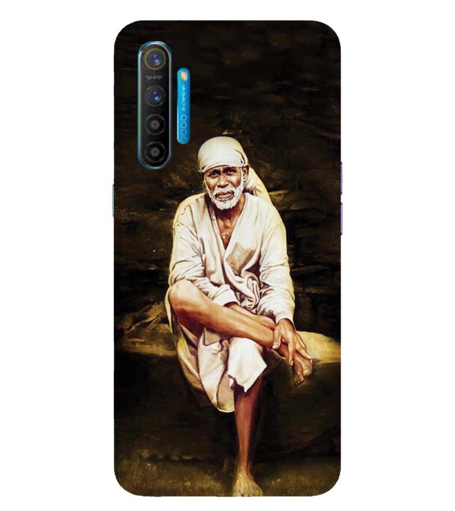 D1542-Sai Baba Sitting On Stone Back Cover for Oppo K5