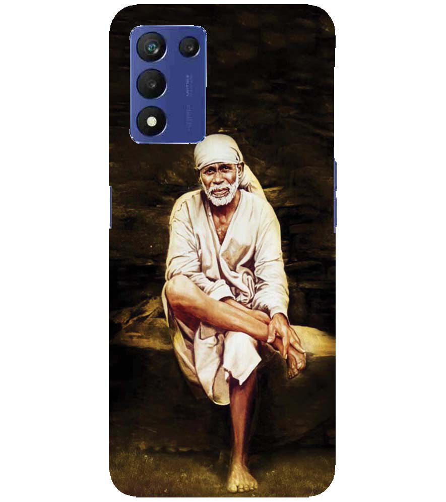 D1542-Sai Baba Sitting On Stone Back Cover for Realme 9 5G Speed