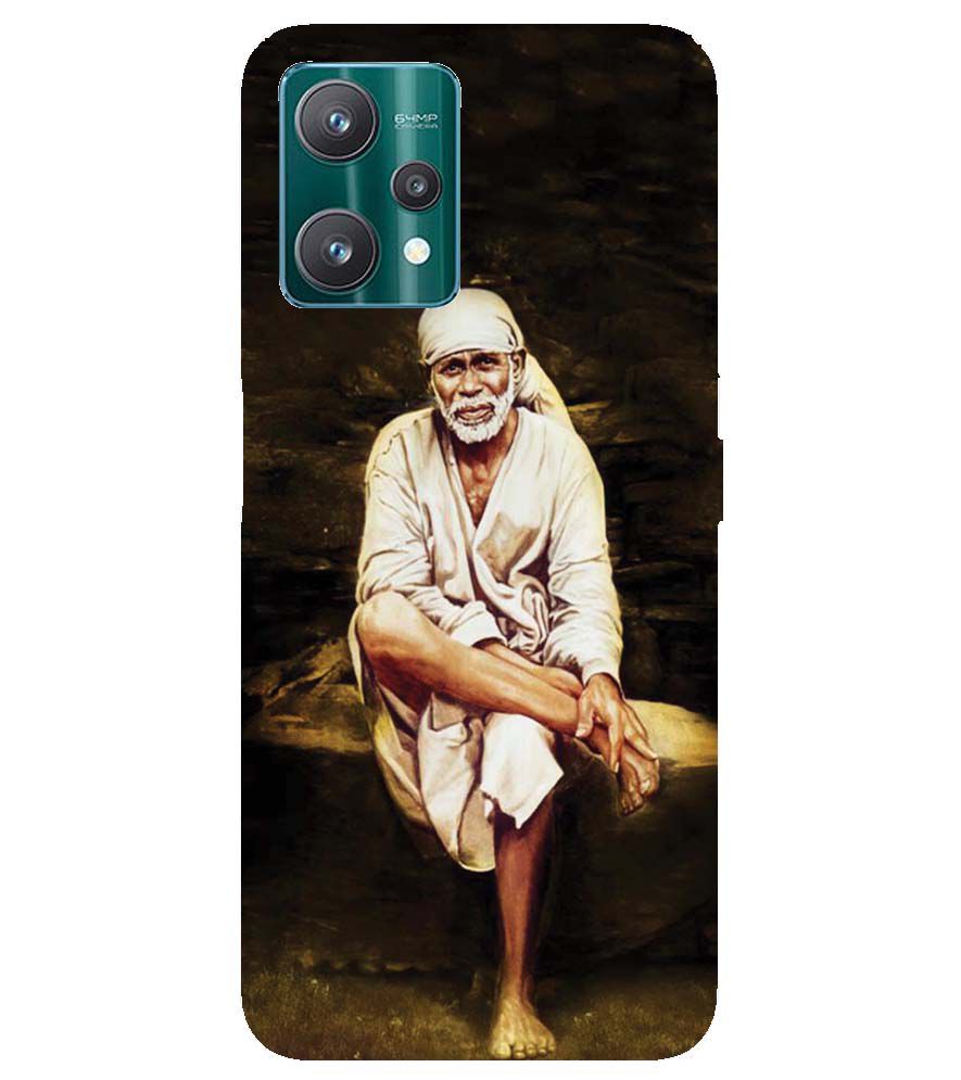 D1542-Sai Baba Sitting On Stone Back Cover for Realme 9 Pro+