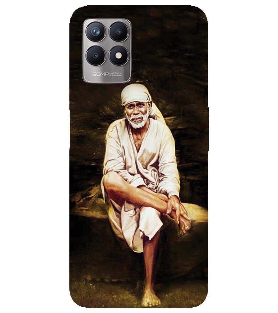 D1542-Sai Baba Sitting On Stone Back Cover for Realme Narzo 50