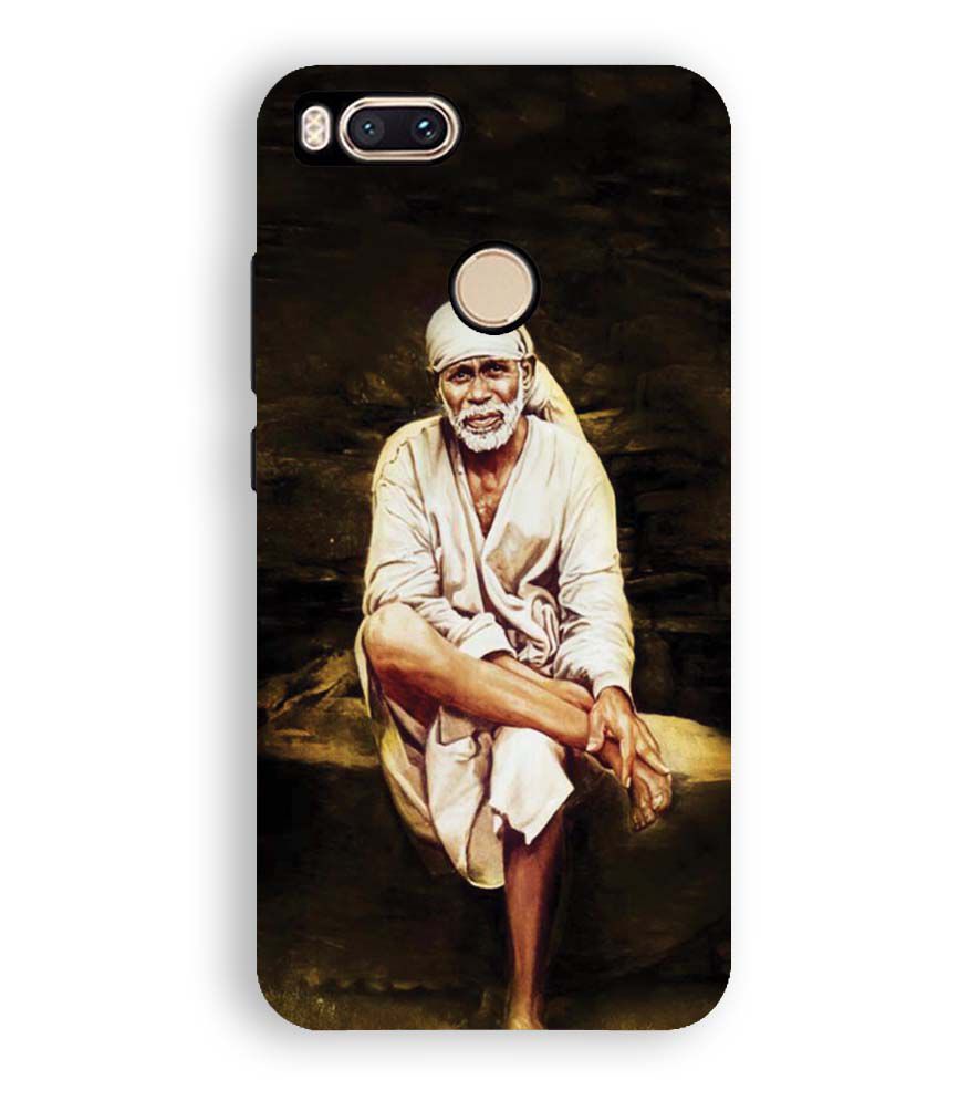 D1542-Sai Baba Sitting On Stone Back Cover for Xiaomi Redmi A1