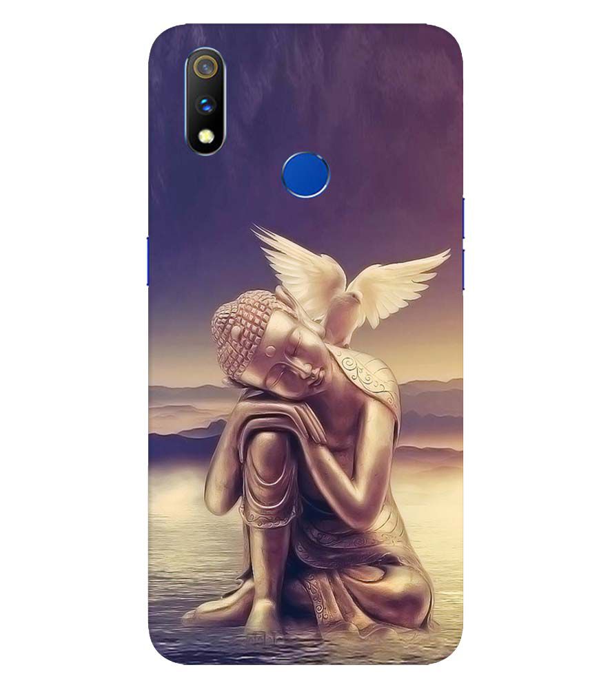 D1582-Lord Buddha Back Cover for  Realme X Lite