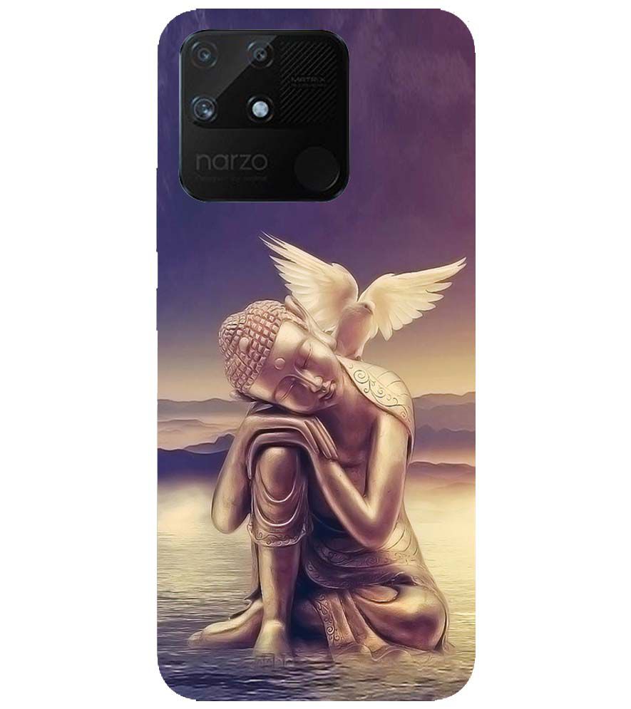 D1582-Lord Buddha Back Cover for Realme Narzo 50A