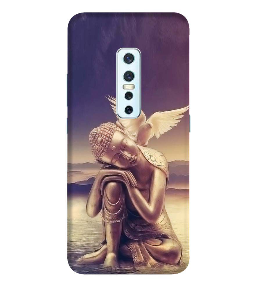 D1582-Lord Buddha Back Cover for Vivo V17 Pro