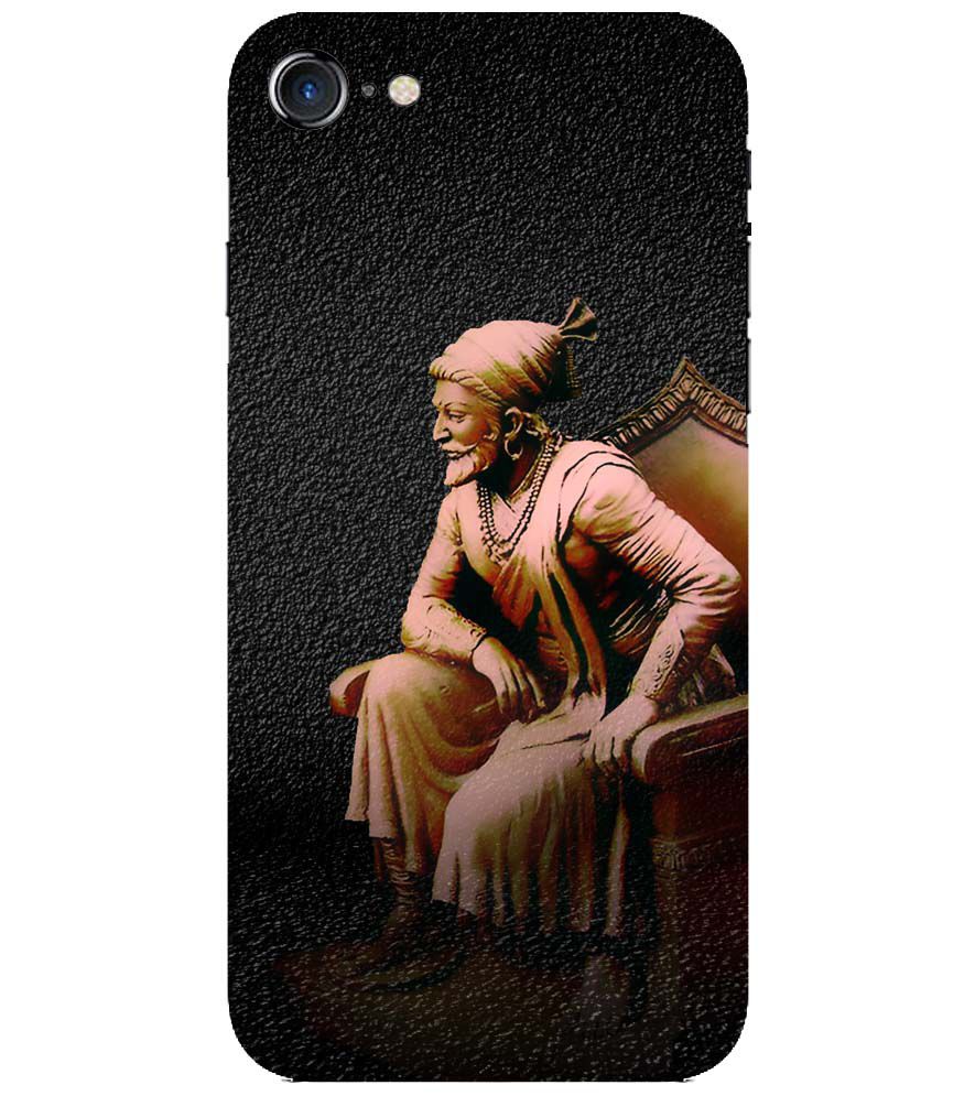 D1601-Chatrapati Shivaji On His Throne Back Cover for Apple iPhone 7
