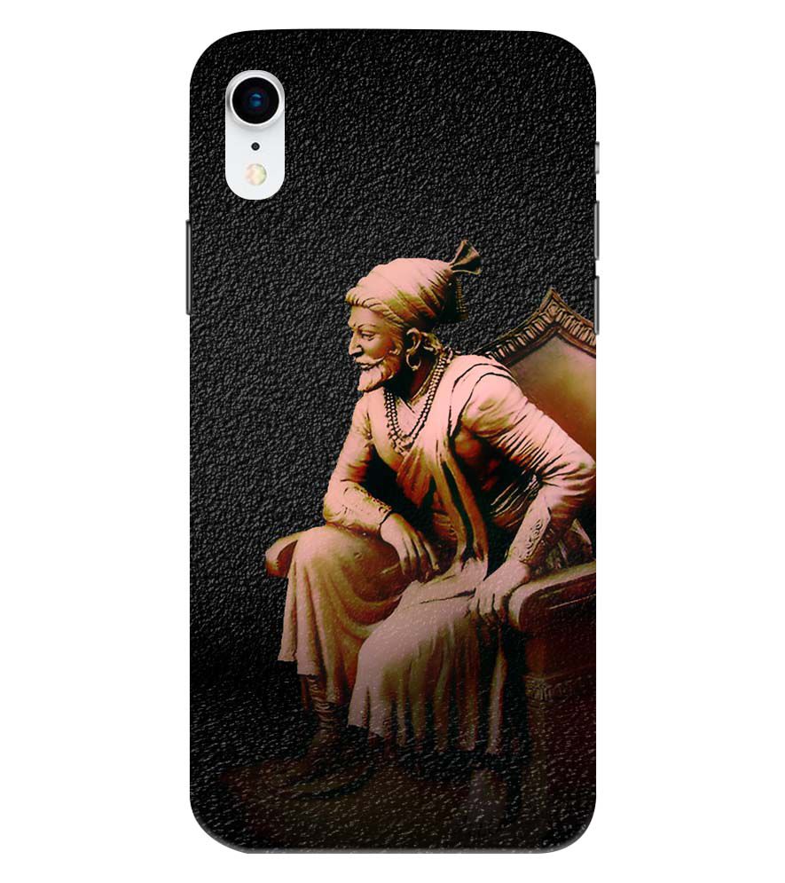 D1601-Chatrapati Shivaji On His Throne Back Cover for Apple iPhone XR