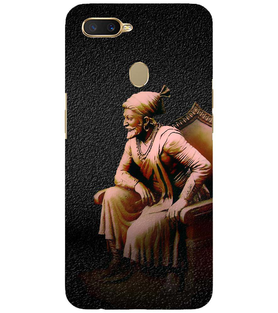 D1601-Chatrapati Shivaji On His Throne Back Cover for Oppo A11K