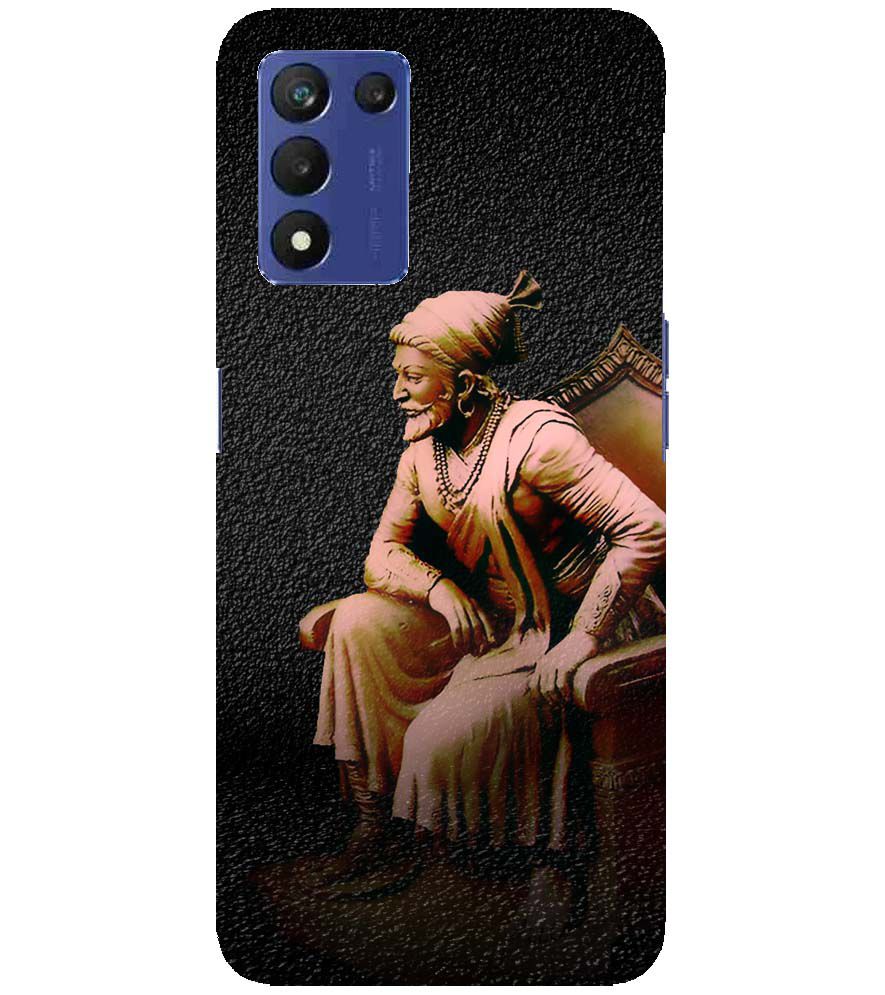 D1601-Chatrapati Shivaji On His Throne Back Cover for Realme 9 5G Speed