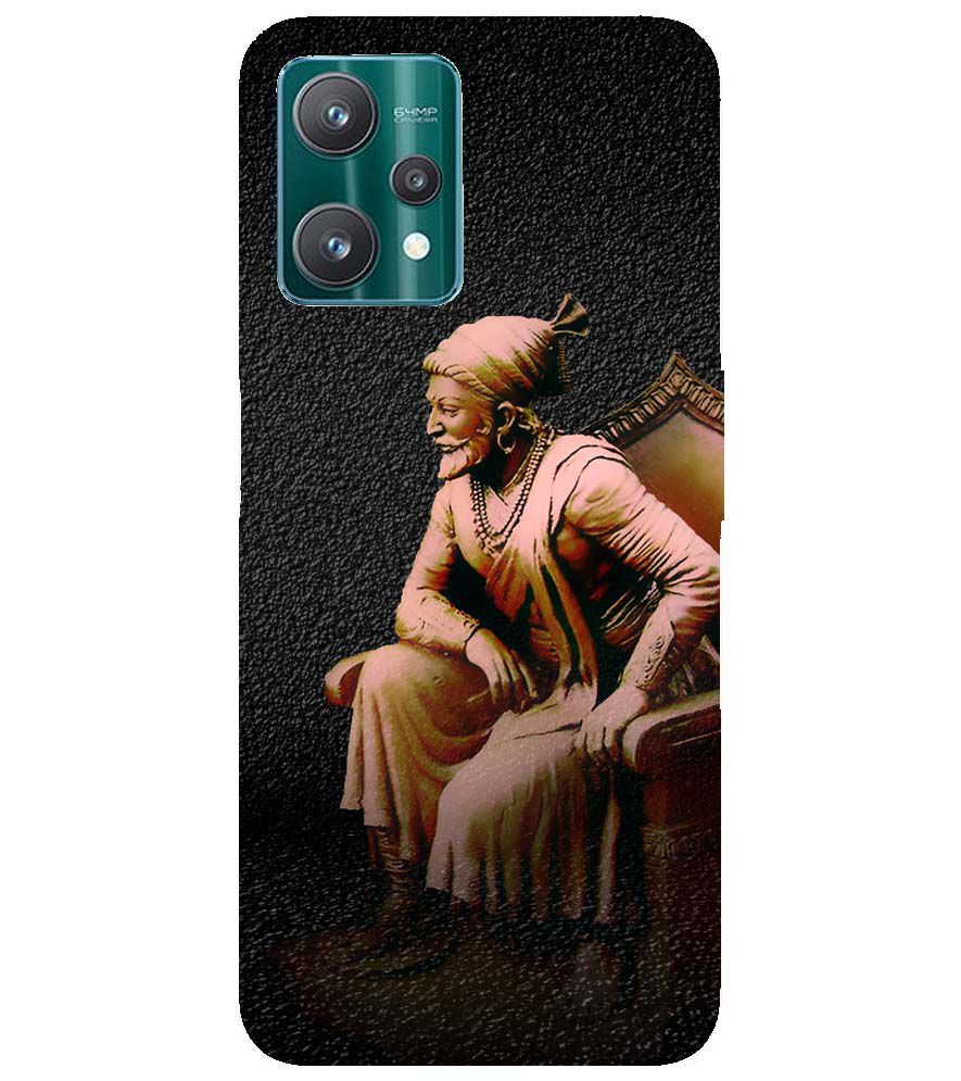 D1601-Chatrapati Shivaji On His Throne Back Cover for Realme 9 Pro