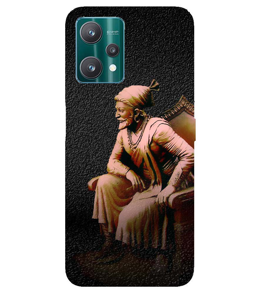 D1601-Chatrapati Shivaji On His Throne Back Cover for Realme 9 Pro+