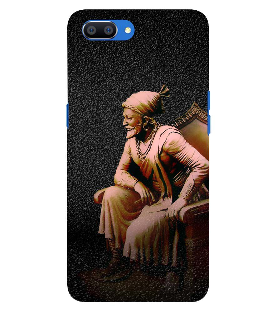 D1601-Chatrapati Shivaji On His Throne Back Cover for Oppo Realme C1