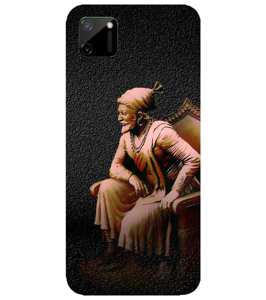 D1601-Chatrapati Shivaji On His Throne Back Cover for Realme C11