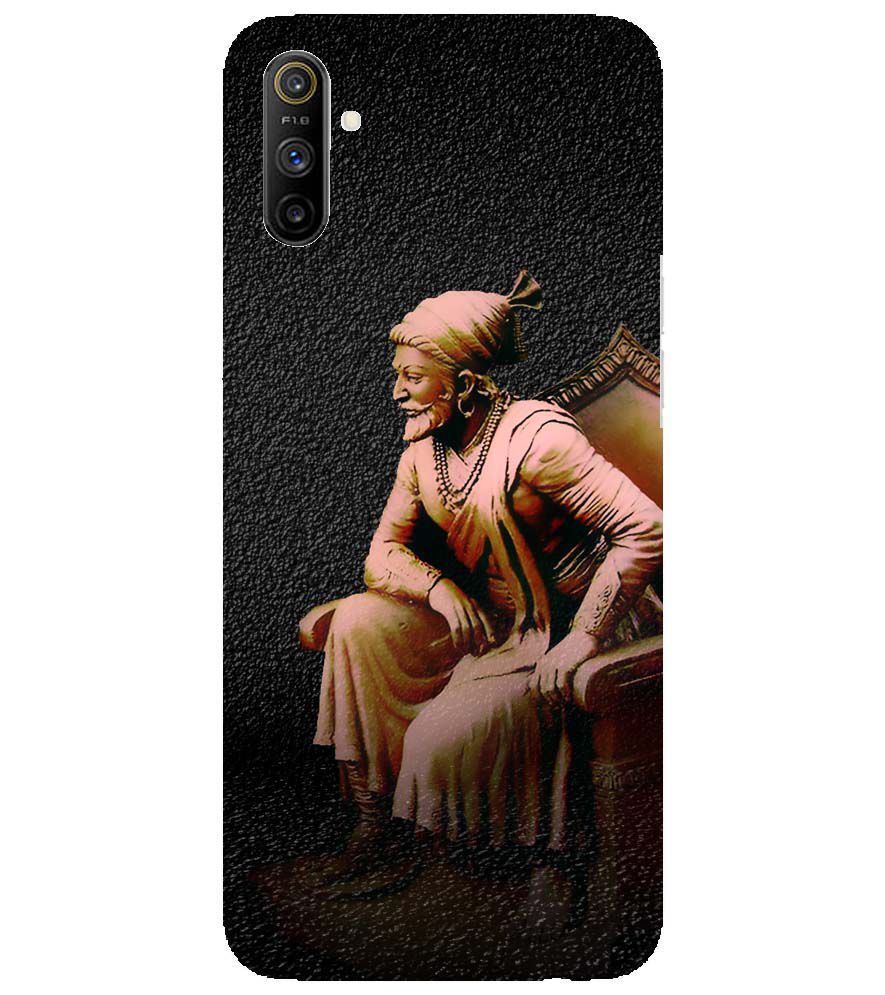 D1601-Chatrapati Shivaji On His Throne Back Cover for Realme Narzo 10A