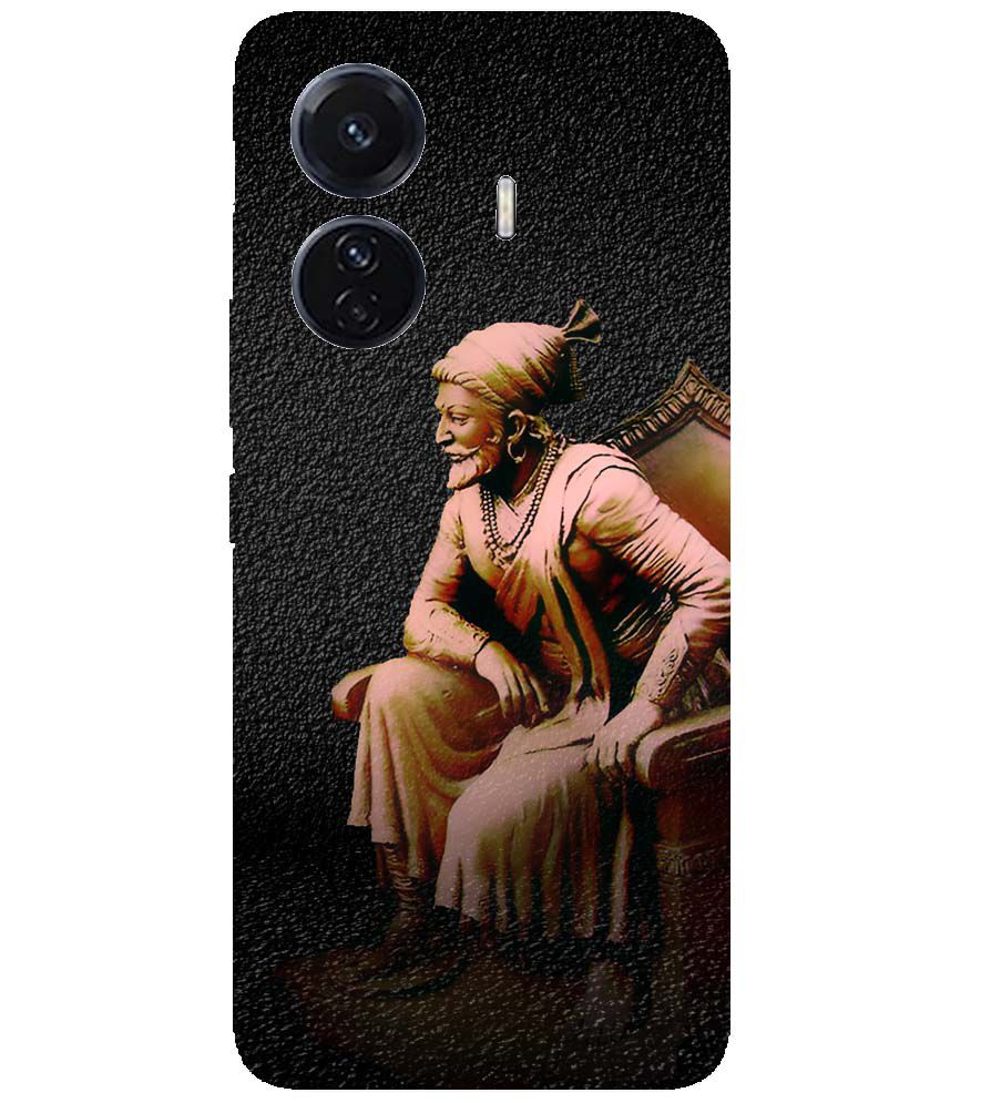 D1601-Chatrapati Shivaji On His Throne Back Cover for vivo T1 Pro