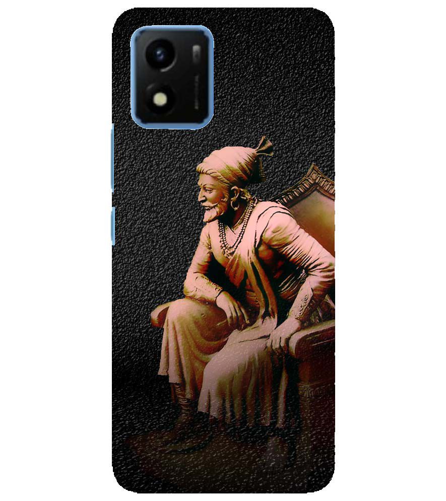 D1601-Chatrapati Shivaji On His Throne Back Cover for vivo Y01