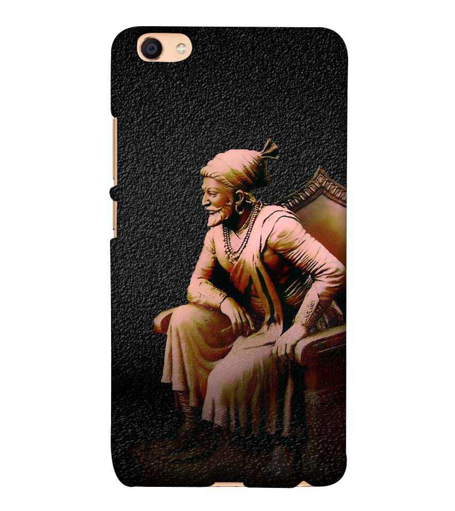 D1601-Chatrapati Shivaji On His Throne Back Cover for Vivo Y55L