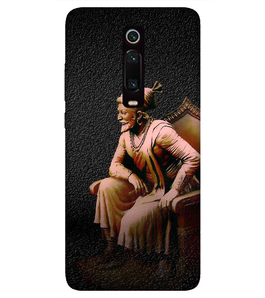 D1601-Chatrapati Shivaji On His Throne Back Cover for Xiaomi Redmi K20 and K20 Pro