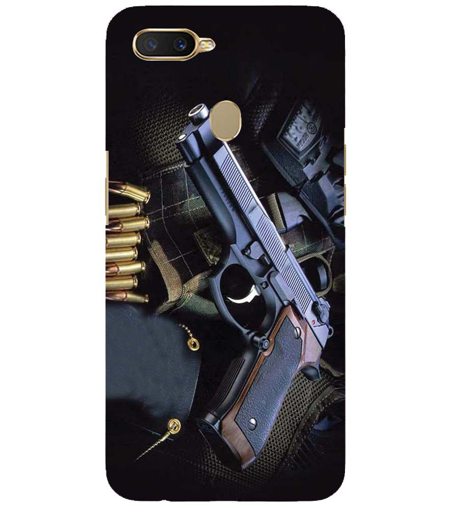 D1624-Guns And Bullets Back Cover for Oppo A11K