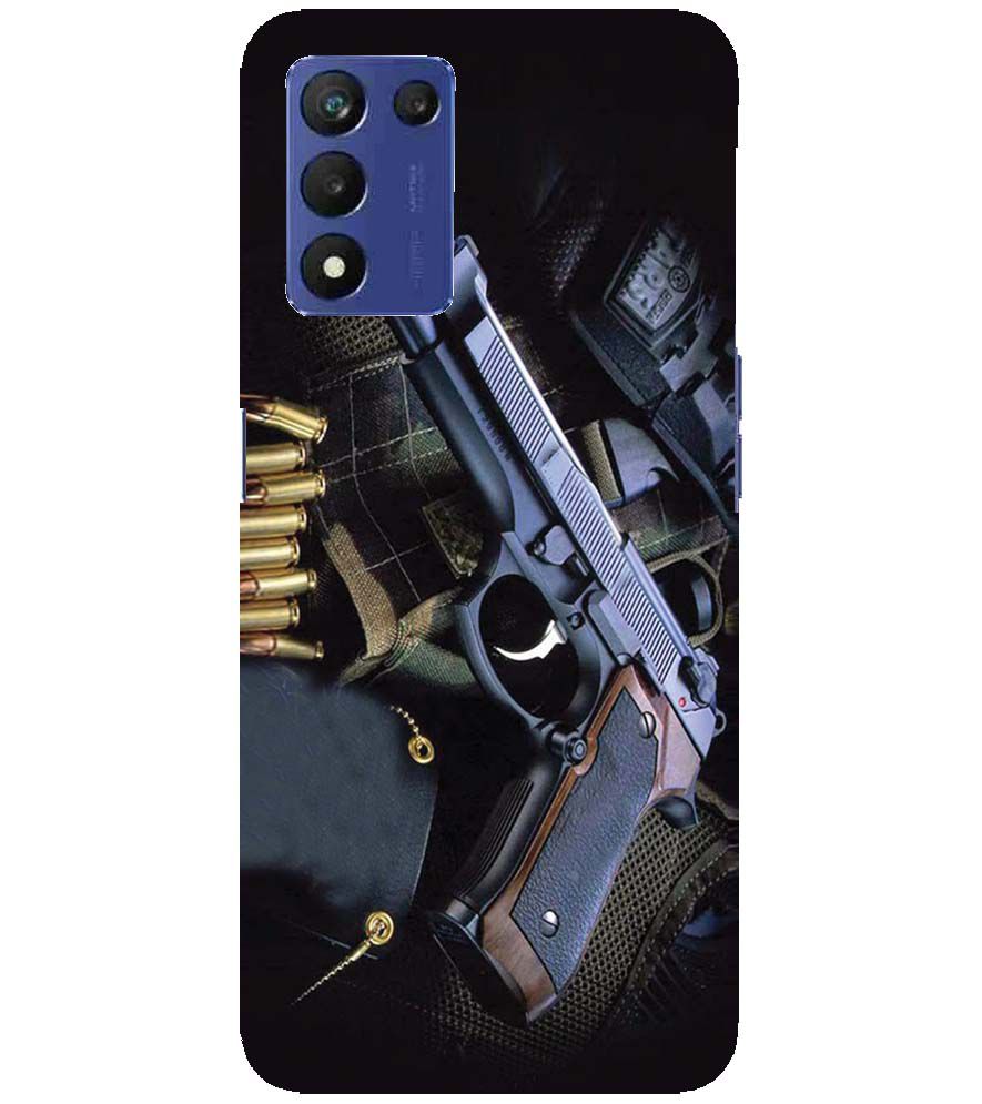 D1624-Guns And Bullets Back Cover for Realme 9 5G Speed