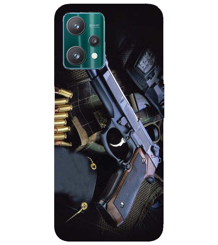 D1624-Guns And Bullets Back Cover for Realme 9 Pro