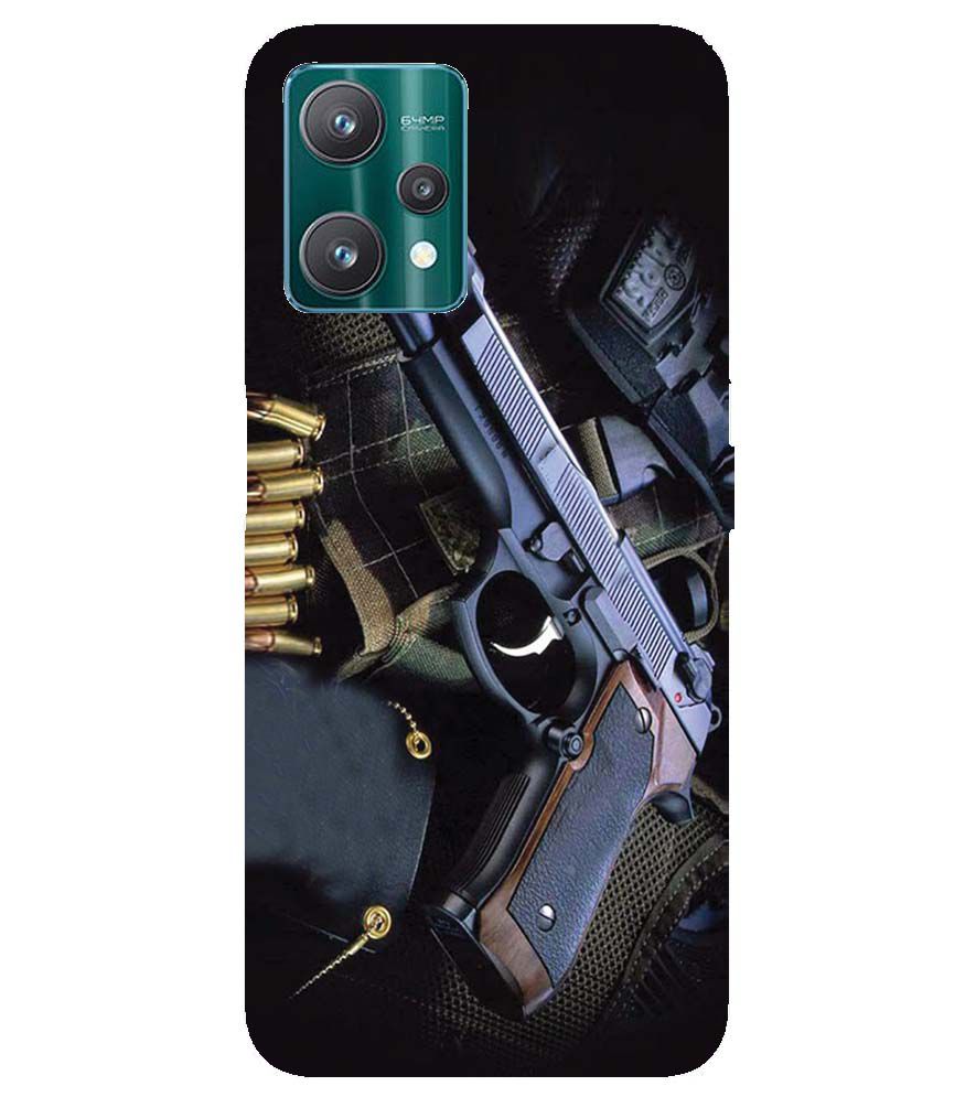 D1624-Guns And Bullets Back Cover for Realme 9 Pro+