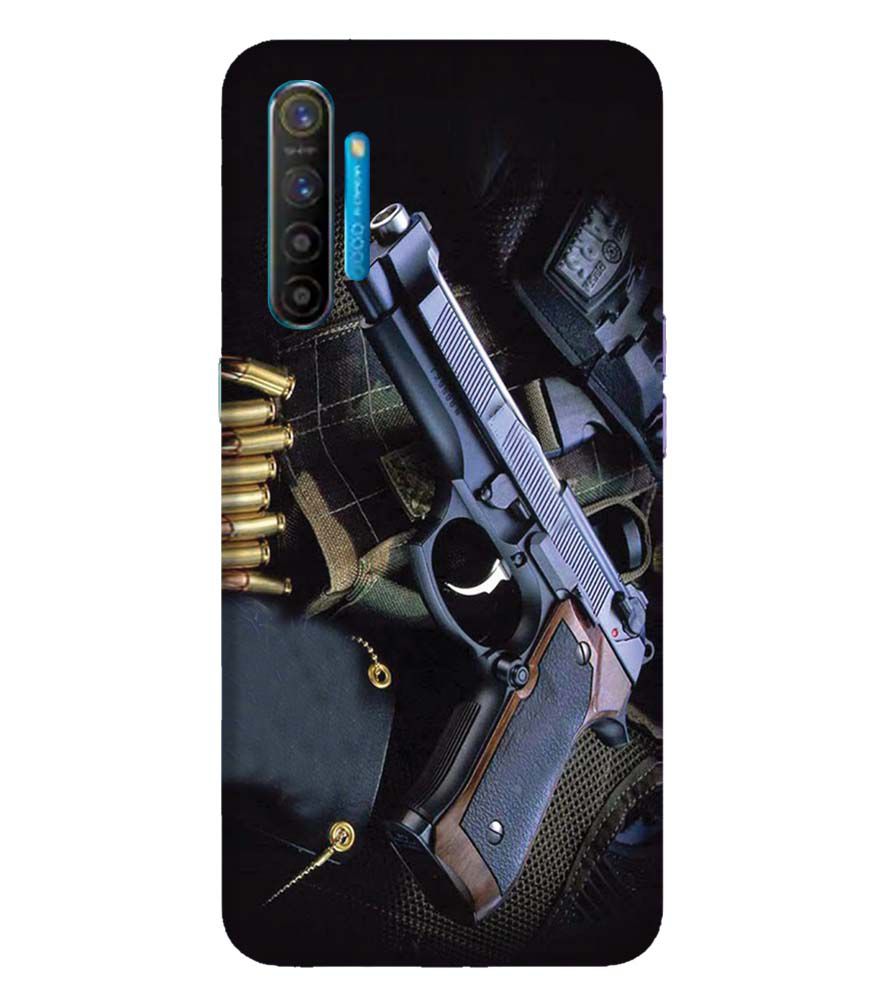 D1624-Guns And Bullets Back Cover for Realme X2