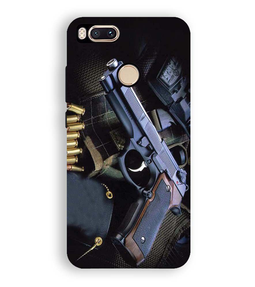 D1624-Guns And Bullets Back Cover for Xiaomi Redmi A1