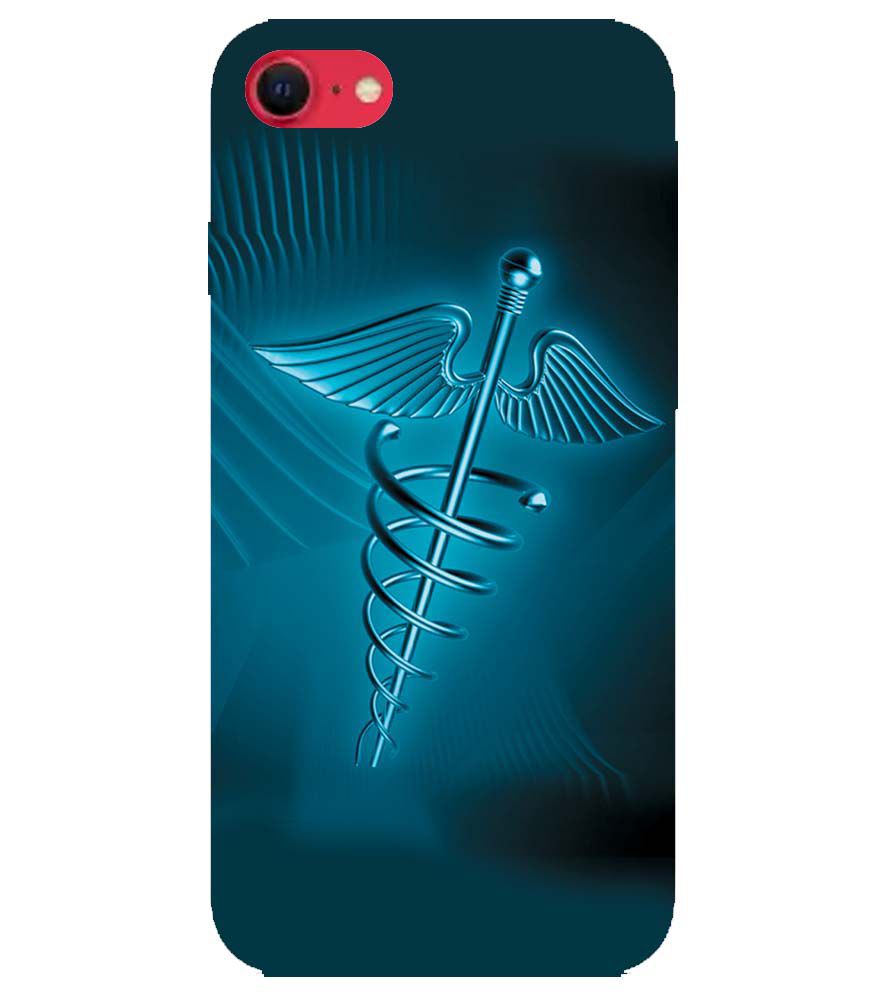 D1707-Medical Care Back Cover for Apple iPhone SE (2020)