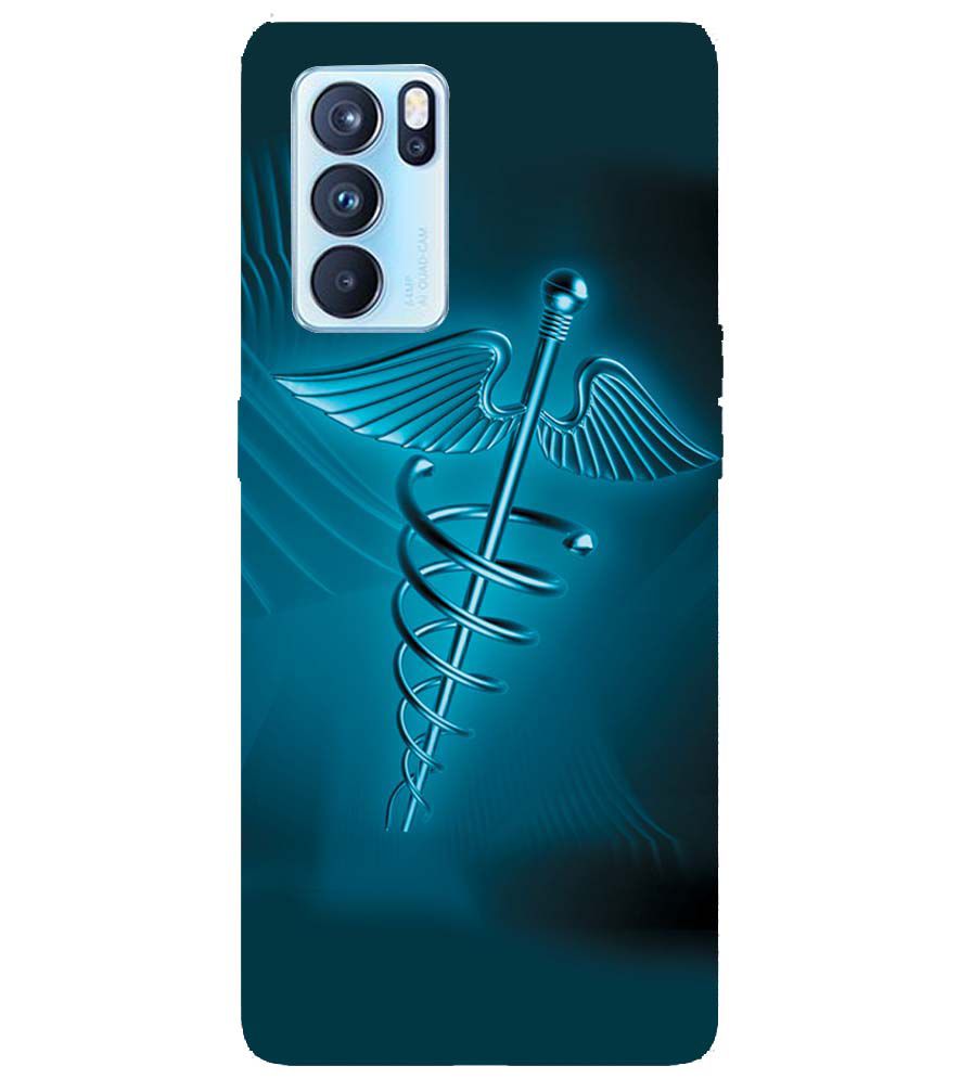 D1707-Medical Care Back Cover for Oppo Reno6 5G