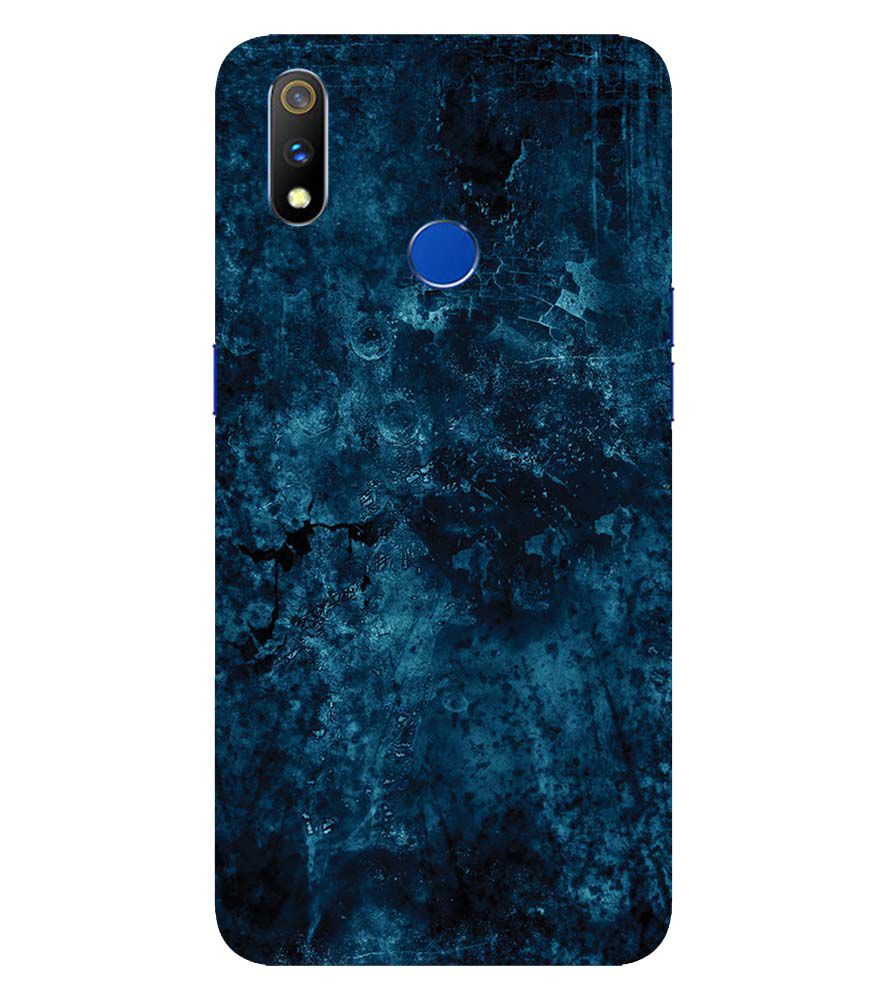 D1896-Deep Blues Back Cover for  Realme X Lite