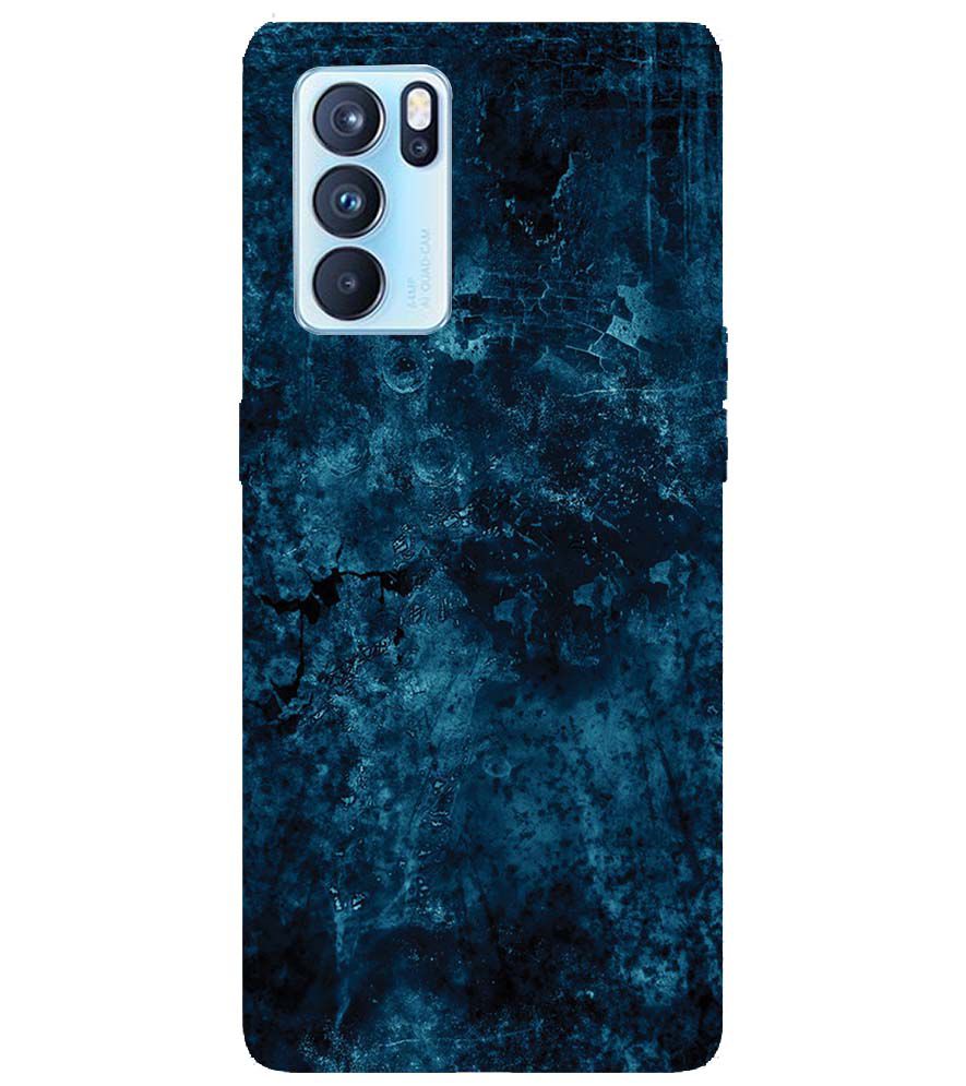 D1896-Deep Blues Back Cover for Oppo Reno6 5G