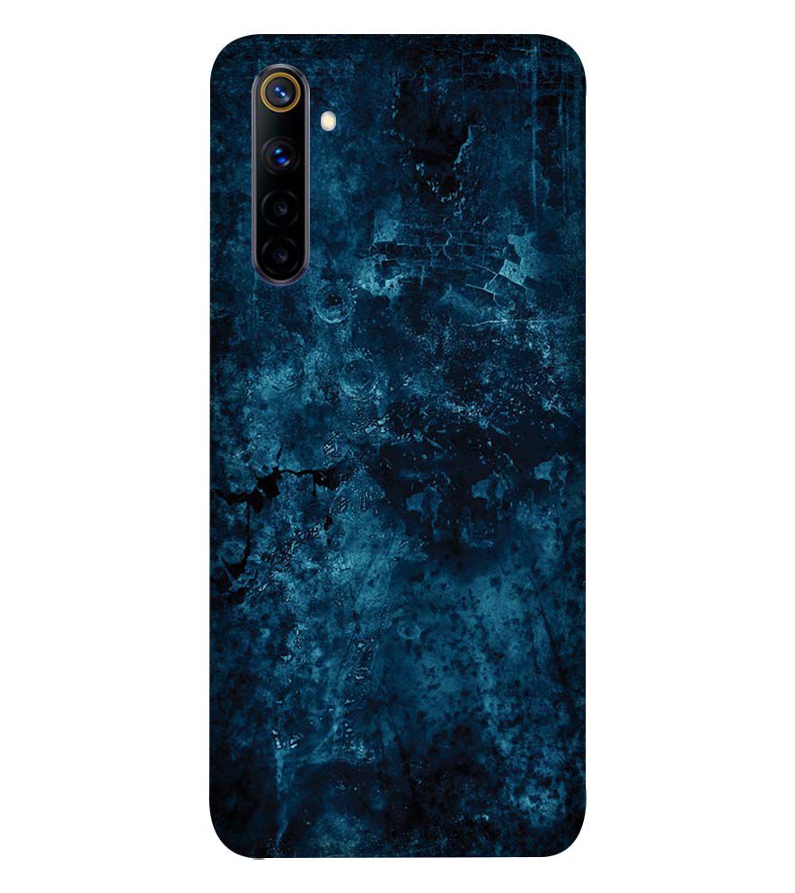 D1896-Deep Blues Back Cover for Realme 6i