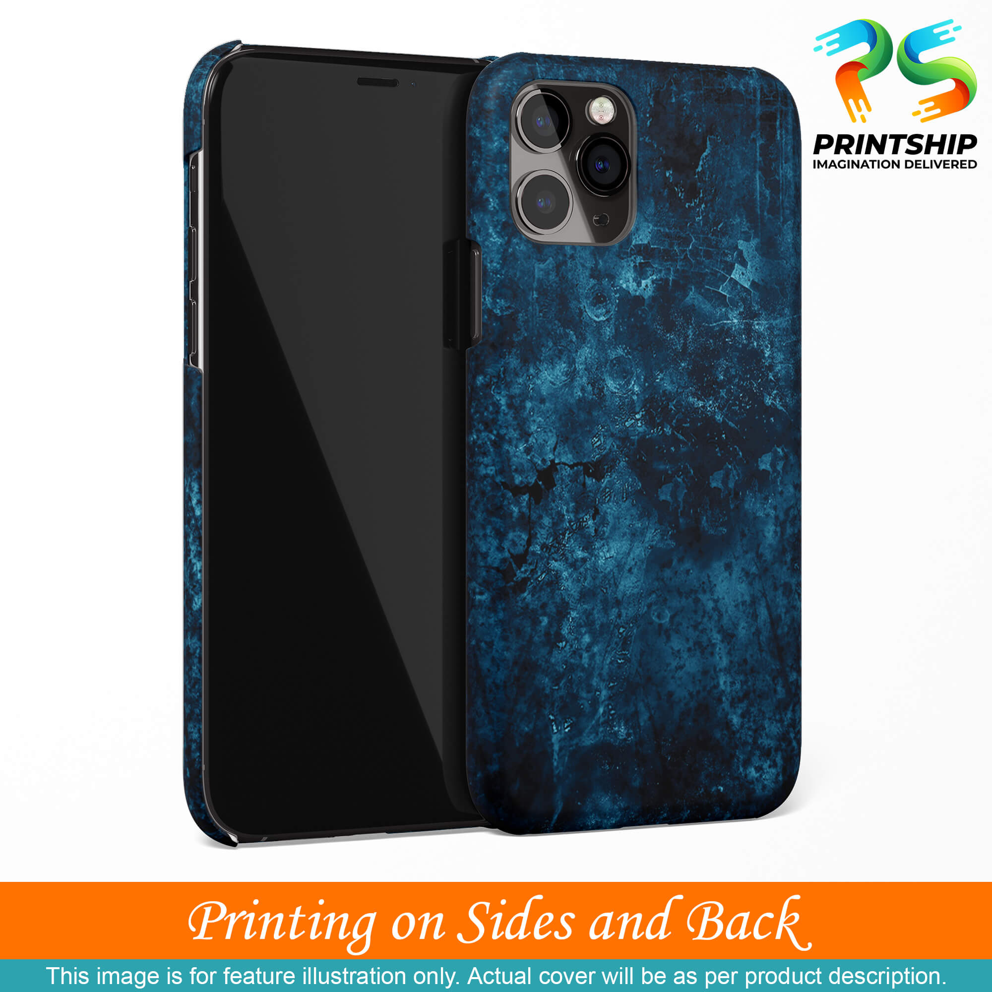 D1896-Deep Blues Back Cover for Realme 9 5G Speed-Image3