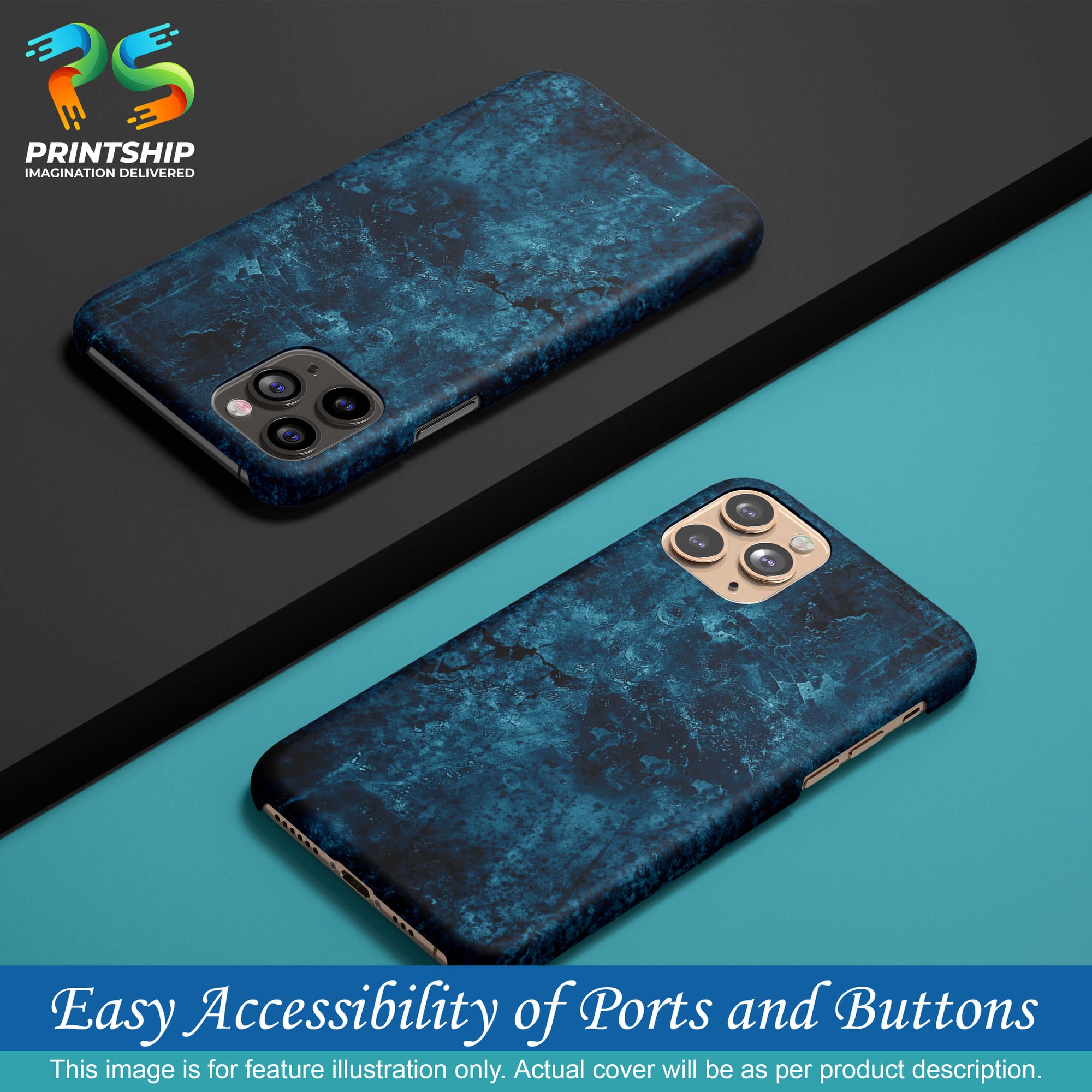 D1896-Deep Blues Back Cover for Xiaomi Poco X2-Image5