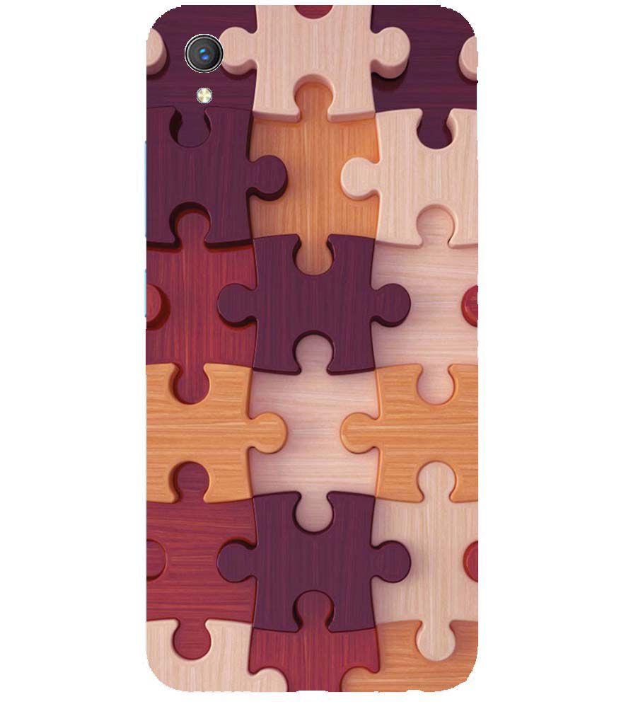 D2046-Wooden Jigsaw Back Cover for vivo Y1s