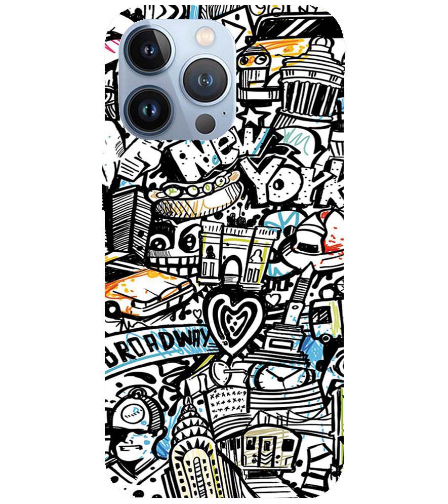 D2074-Cool Graffiti Back Cover for Apple iPhone 13 Pro