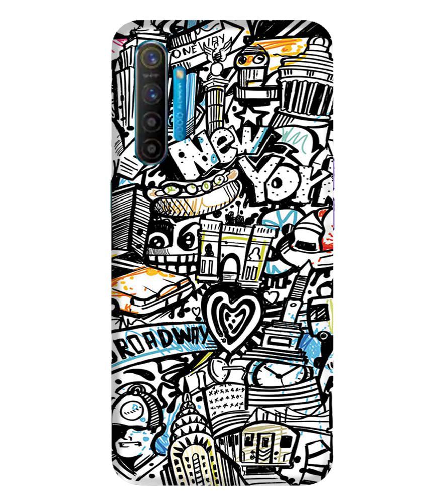 D2074-Cool Graffiti Back Cover for Oppo K5