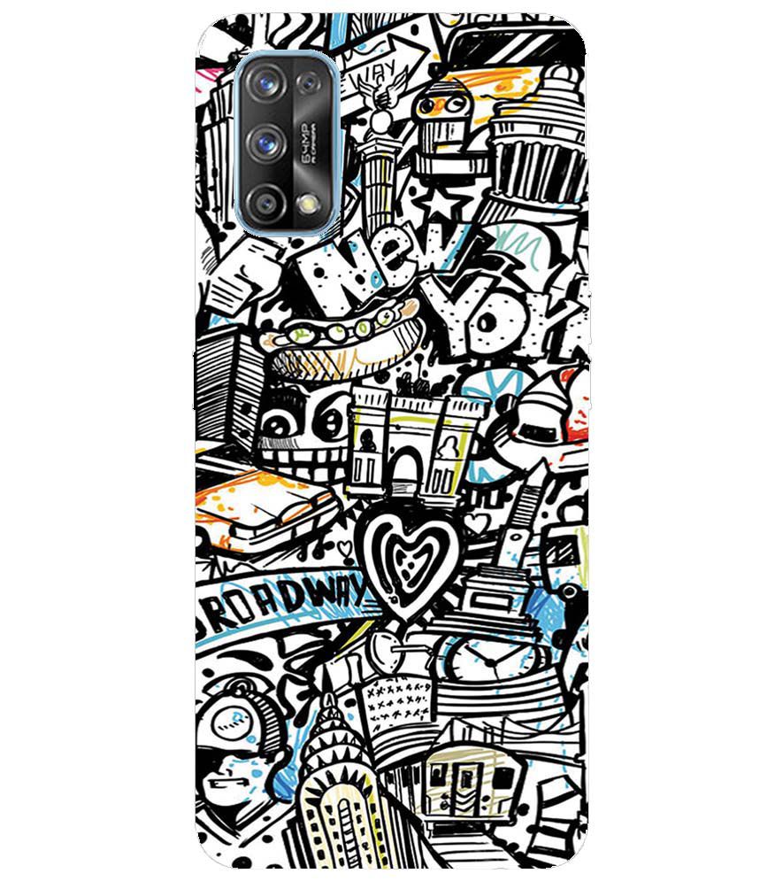 D2074-Cool Graffiti Back Cover for Realme 7 Pro