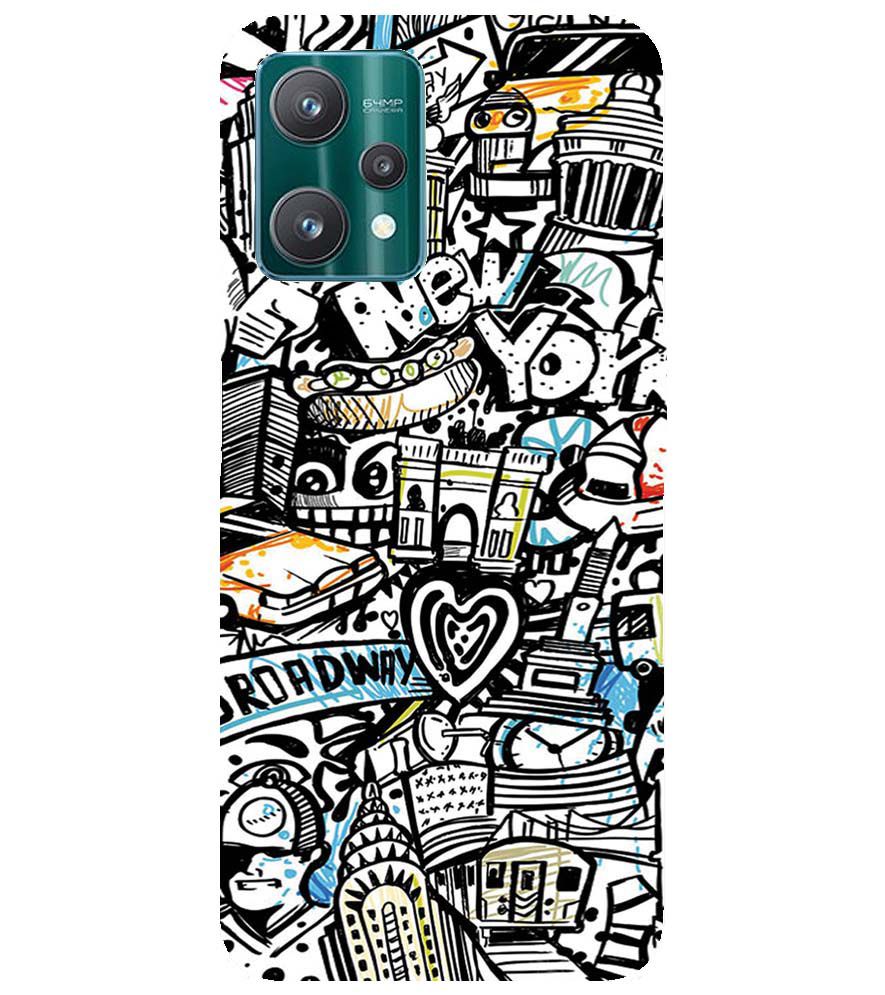 D2074-Cool Graffiti Back Cover for Realme 9 Pro