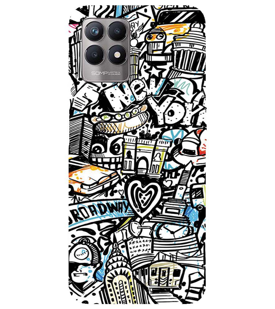 D2074-Cool Graffiti Back Cover for Realme Narzo 50