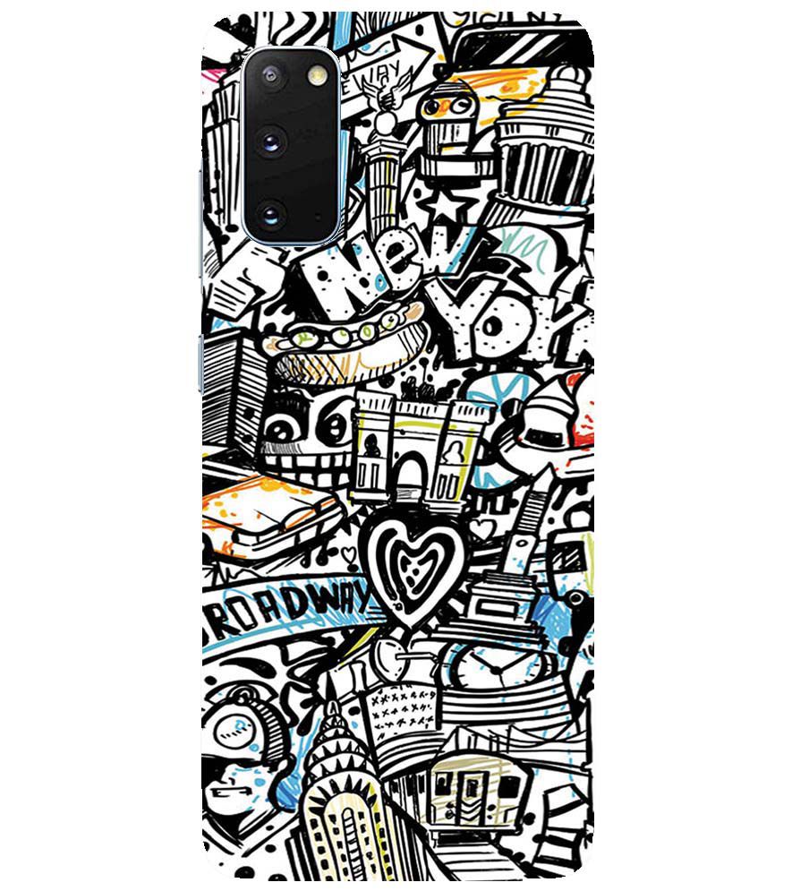 D2074-Cool Graffiti Back Cover for Samsung Galaxy S20 5G