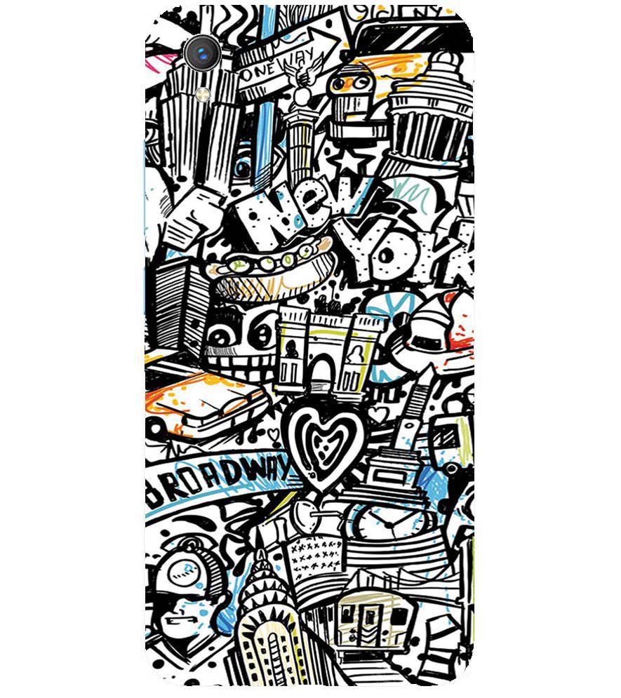 D2074-Cool Graffiti Back Cover for vivo Y1s