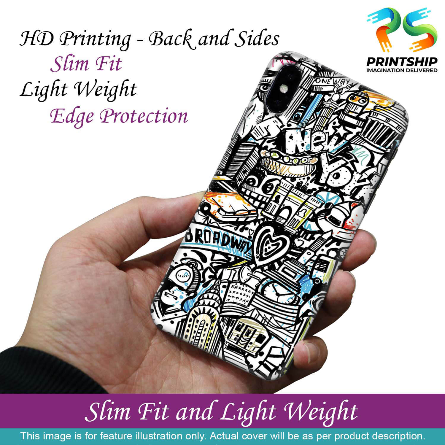 D2074-Cool Graffiti Back Cover for Apple iPhone 12-Image2